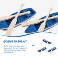 thumbnail image 2 of Milisten 3 Sets Boat Paddles Model Rowboat Shape for Home 6x2cm, 2 of 8