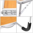 thumbnail image 4 of Unique Bargains Foldable Laptop Table Portable Picnic Bed Tables Snacks Reading Desks, Brown, 4 of 5