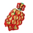 thumbnail image 1 of Traje de mascota Methold Abrigo Sudaderas con capucha para danza del león Rojo L, 1 of 1