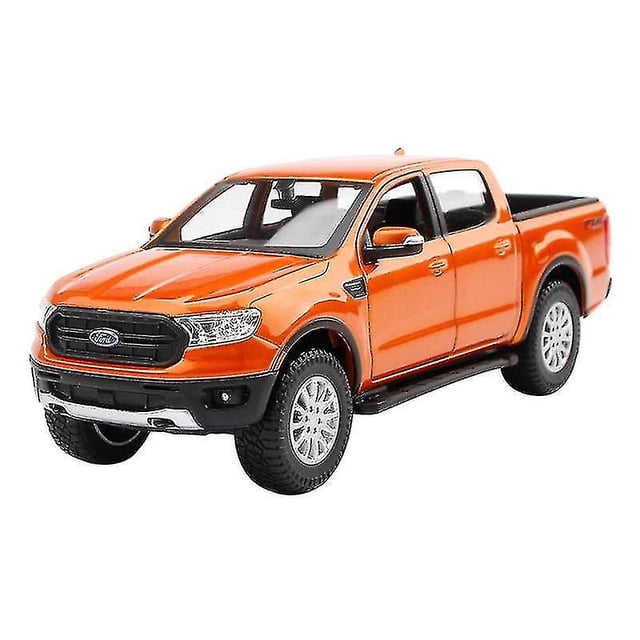 Maqueta de coche Ford Ranger Orange 1:27 Die Cast Precision