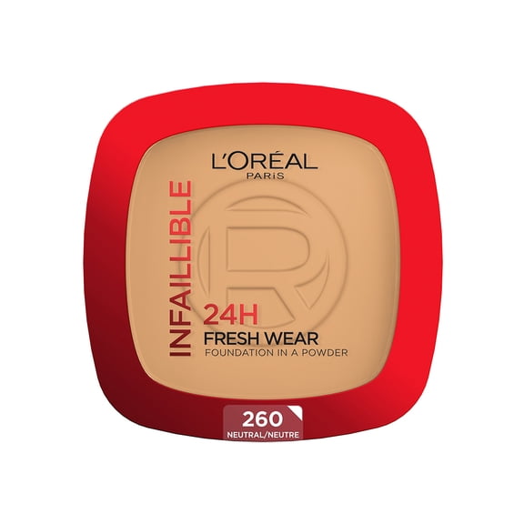 Base de maquillaje en polvo L'Oréal Infallible 24h fresh wear 260 golden sun 9 g