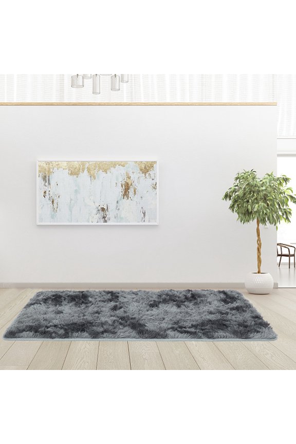 Thick Pile Fluffy Area Rugs Cozy Furry Rugs Anti-skid Long Plush Carpets Home Decor for Bedroom Kidsroom Living Room