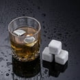 thumbnail image 5 of Whiskey Stones, Stainless Steel ice Cube Trays, Metal Reusable Ice Cubes, Stainless Steel Ice Cubes, Suitable for Whiskey, Vodka, Liqueurs, Wine, Beverage Juice or Soda, 5 of 7