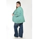 thumbnail image 3 of Blazer manga 3/4 Roman Fashion /Tallas Extras, 12255 (Menta) verde claro 36, 3 of 6