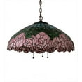 thumbnail image 5 of Meyda Lighting 22" Wide Tiffany Cabbage Rose Pendant, 5 of 6