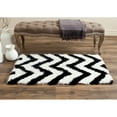 thumbnail image 6 of SAFAVIEH Barcelona Carmella Geometric Shag Area Rug, Ivory/Rust, 5' x 8', 6 of 6