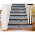 thumbnail image 2 of HomeRoots 400174 7 x 7 in. Blue White Golden Peel & Stick Tiles, 2 of 5