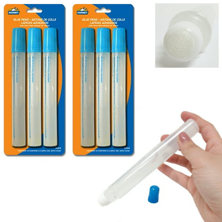 6X Glue Pen Clear Adhesive Acid Free Permanent Fabric Strong Craft Tool