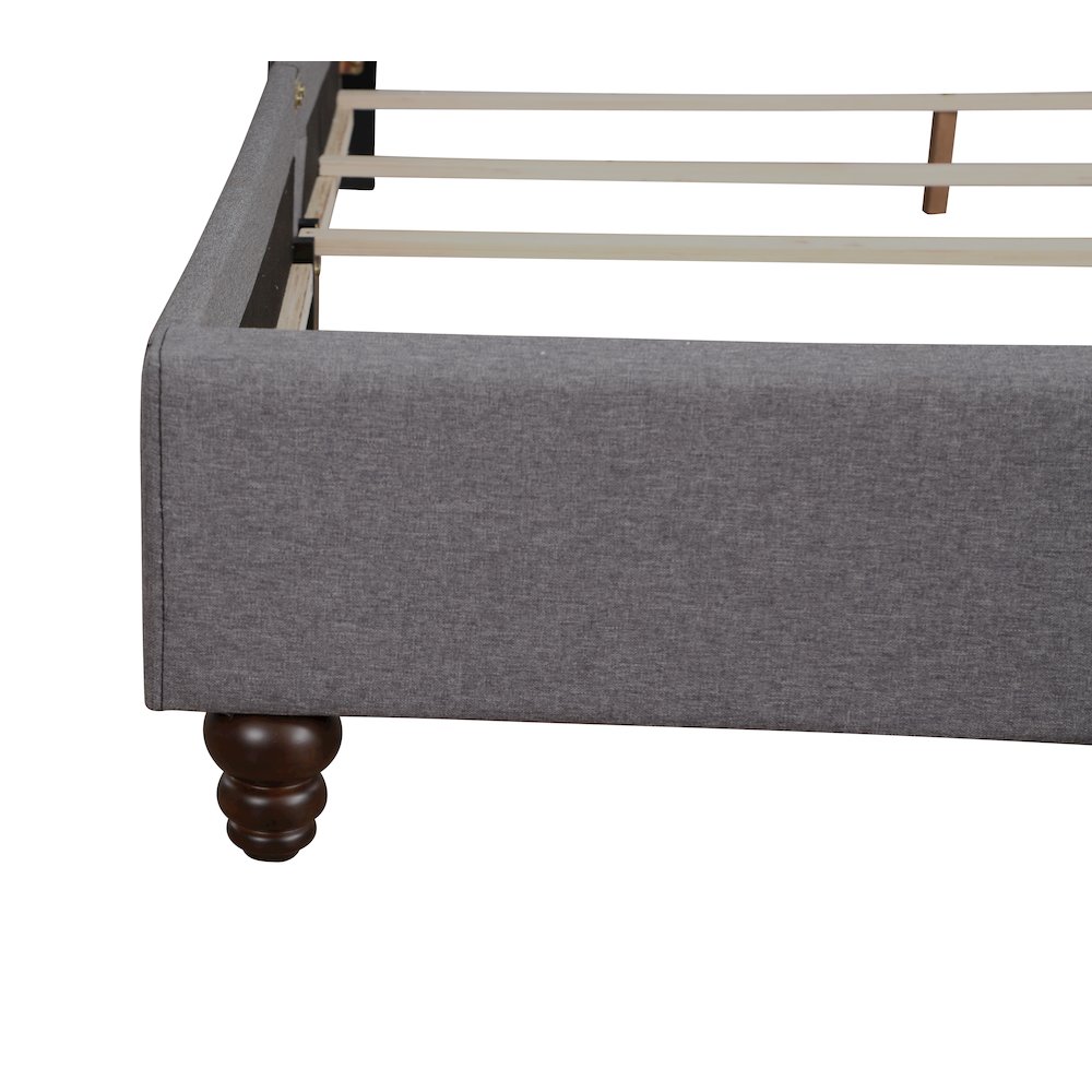 Glory Furniture Julie Queen Bed in Gray Color
