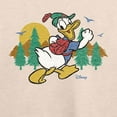 thumbnail image 3 of Disney - Mickey & Friends - Donald Duck Happily Going on a Hike - Women's Lightweight French Terry Long Sleeve Shirt, 3 of 5