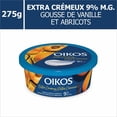 thumbnail image 2 of OIKOS Greek Yogurt, 9% M.F., Vanilla Bean & Apricot Flavour, 2 of 6