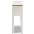 thumbnail image 3 of Baxton Studio Aiko Off White Finished 4-Door Wood Console Table, 3 of 9