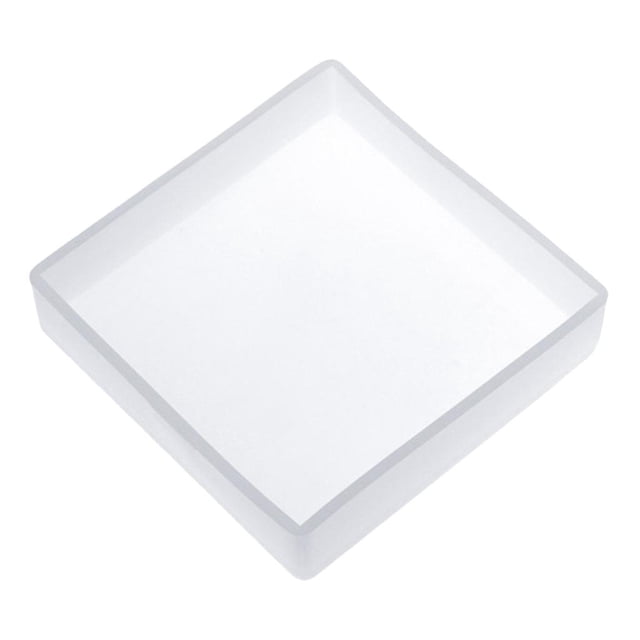 Cubo de Silicona Cuboide DIY Flor Seca Adorno Resina Herramienta de Artesanía 10x10cm Zulema Joyas colgantes de silicona