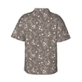 thumbnail image 3 of Fotbe Retro Bunny Hawaiian Shirt for Men Unisex Summer Beach Casual Short Sleeve Cotton Linen Button Down Shirts-Medium, 3 of 9