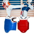 thumbnail image 2 of Taekwondo Chest Armors High Densitys Breathable Materials Adjustable Belt Impacts Absorbing Taekwondo Vest PU Texture, 2 of 8