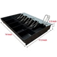 thumbnail image 2 of HK SYSTEMS SAM4S Inserto para cajón de efectivo Bandeja para dinero Pinza de alambre de metal 57 5 billetes y 5 monedas Compatible con Sam4s ER-5200 ER-5240 ER-5215 ER-900 Series HK-7200 HK-7240 HK-72, 2 of 5