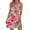 Hot Pink, variant on SYMOID Womens Summer Casual Sleeveless Round Neck Printed Dress with Pocket for Spring and Summer Occasions,Hot Pink,Size L