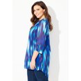 thumbnail image 3 of Catherines Women's Plus Size Petite Hi-Low Keyhole Accent Layered Tunic, 3 of 4