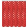thumbnail image 3 of Ambesonne Sushi Shower Curtain, Maki Rolls with Chopsticks, 69"Wx75"L, Charcoal Grey Vermilion, 3 of 3