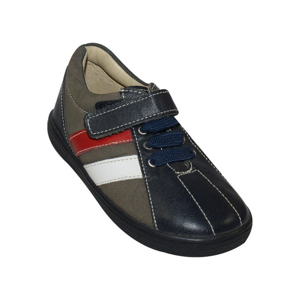 TENIS CASUAL LEON NIÑO MARINO PIEL 68009 LEON 68009p