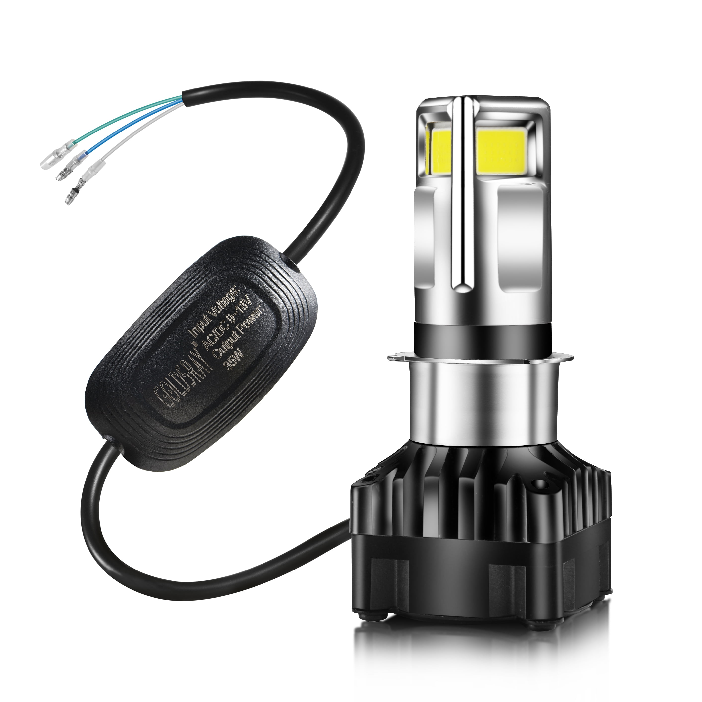 Ampoules LED BA20d, H6, S2, plug & play 105w, gamme YOUNTIMER