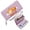 Purple, variant on GEEAD Multiple Card Slots Wallet for Women Large Capacity Wallet for Women BELIEVE ME fluffy white cloud orange tabby kitten Romantic Gift for Wife & Girlfriend Zipper Coin Pocket