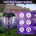 thumbnail image 3 of Lámpara solar antimosquitos para exteriores, lámpara antimosquitos de alta eficiencia, lámpara repelente de mosquitos, iluminación paisajística para patio y jardín., 3 of 5