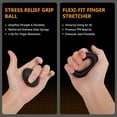 thumbnail image 5 of Grip Strengthener Kit 5 Pack, Adjustable Hand Grip Strengthener 22-220lb, Forearm Strengthener with Counter, Wrist Trainer, Finger Stretcher, Grip Ball, 5 of 6