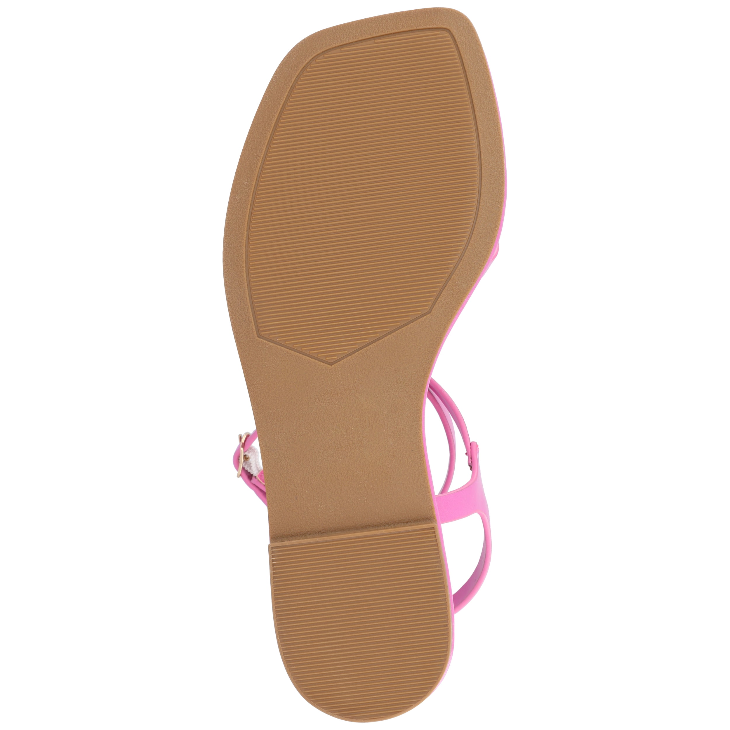 Journee Womens Charra Buckle Flat Sandals