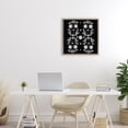 thumbnail image 3 of Stupell Industries Eclectic Symmetrical Flower-Like Patterns Brown Floating Frame Canvas Art, 18 x 18, by El Perkin, 3 of 8