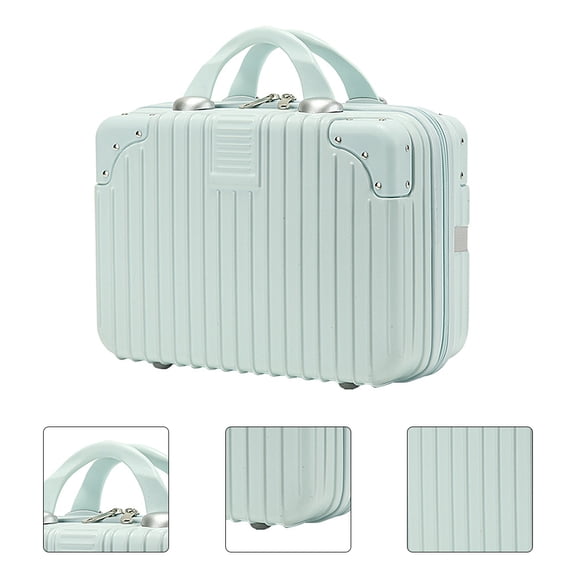 Masteelf  Makeup Case Organizer Travel Cute Toiletry Bag Suitcase Pouches Sky-blue
