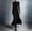 c01Black, variant on Women's Long Sleeve Maxi Dress Formal Solid Color Slim Fit Knot Decoration Dress Round Neck Elegant Cocktail Party Dresses Purple L