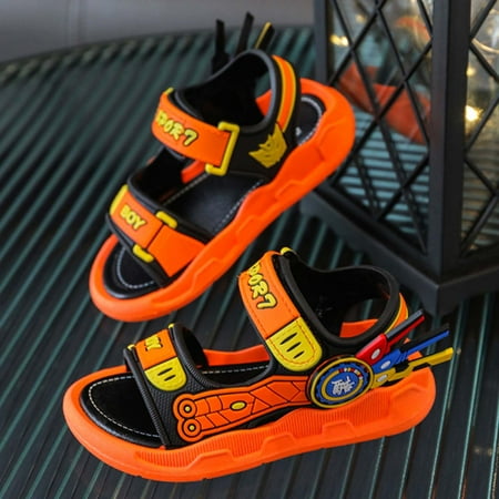 

Leutsin Kids Adventurous Light-Weight Adjustable Straps Summer Beach Sandals Boys Outdoor Non-slip Soft-soled Sandals(Toddler/Little Kid/Big Kid)