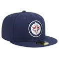 thumbnail image 3 of Men's New Era Navy Winnipeg Jets Core 59FIFTY Fitted Hat, 3 of 6