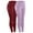 Multicolor, variant on ZyeKqe 2PC High Waisted Leggings for Women Belly Control Yoga Pants Full Length Soft Workout Tights with Pockets