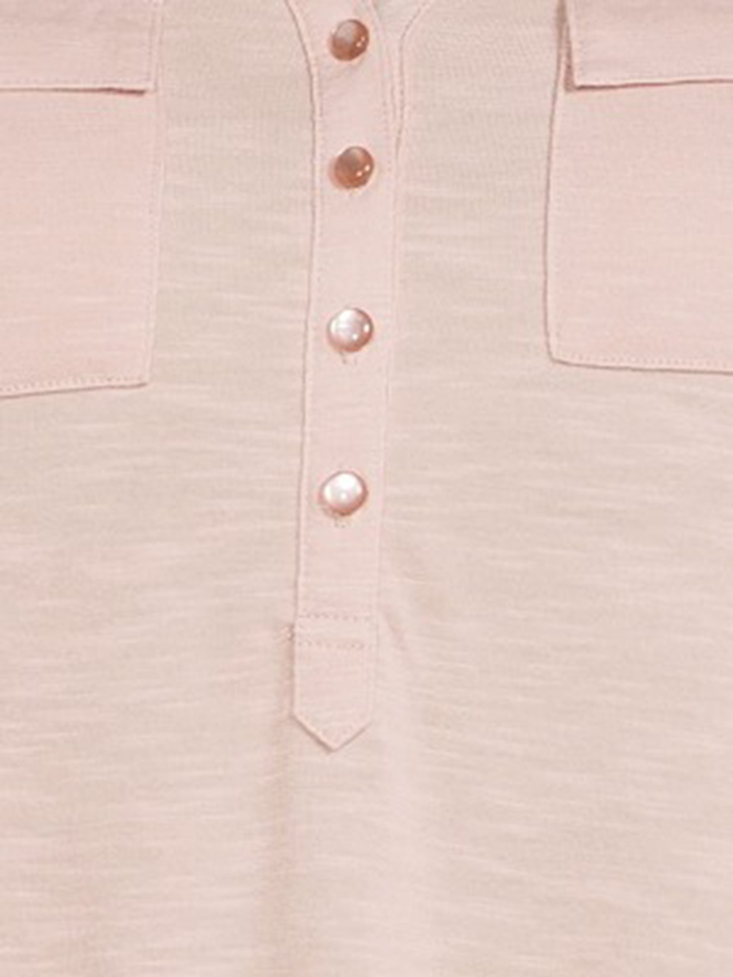 No Boundaries Juniors' Plus Size Mandarin Collar Shirt