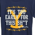 thumbnail image 3 of Yellowstone - Its Too Early For This Rip Wheeler - Women's Short Sleeve Graphic T-Shirt, 3 of 6