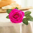 thumbnail image 3 of Artificial Flowers Red Roses Scheam 25Pcs Real Looking Fake Flowers Foam Roses w/Twig DIY Wedding Bouquets Centerpieces Baby Shower Party Home Decorations(Rose Red), 3 of 5