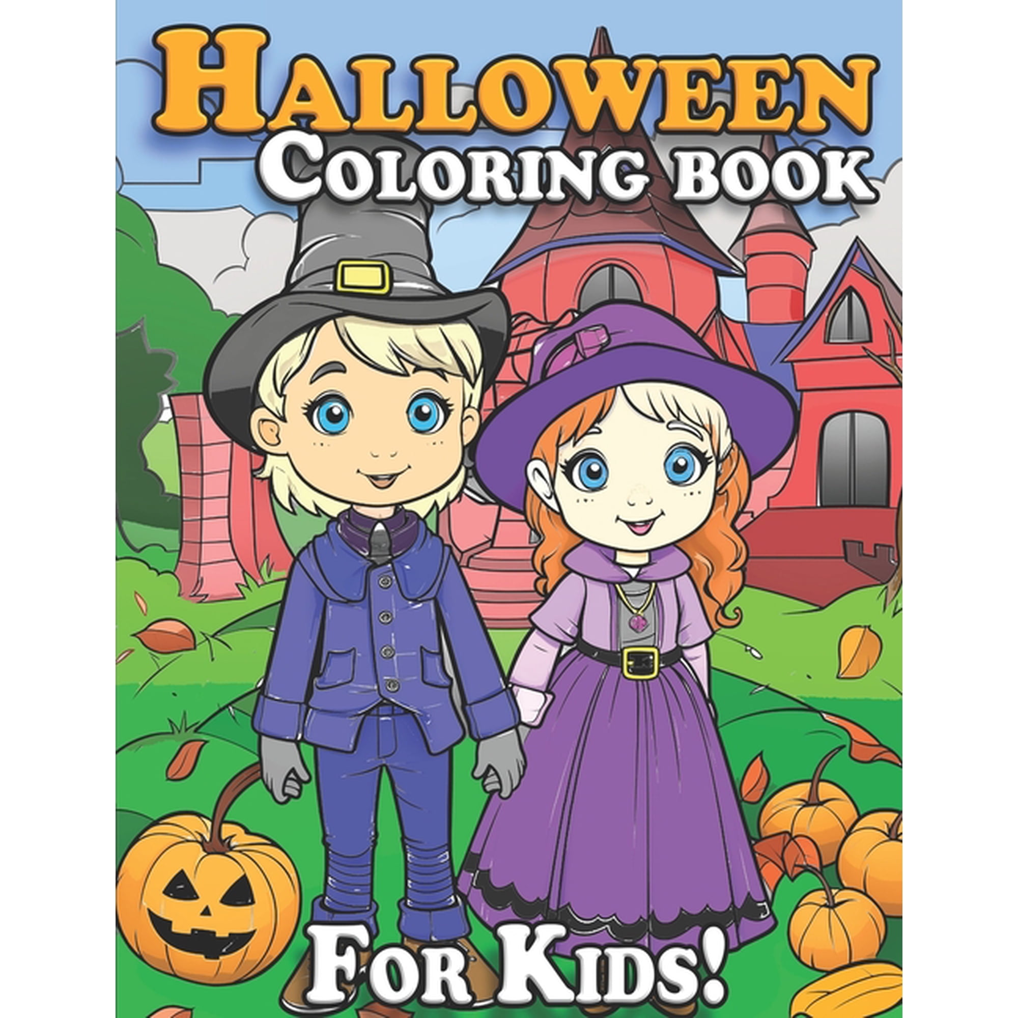 Halloween Coloring Book: For Kids! (Paperback)