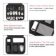 thumbnail image 2 of Funda organizadora de cables MATEIN con divisor ajustable rosa, 2 of 4