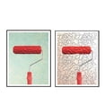 thumbnail image 3 of 2x Rodillo de pintura de pared de cepillo Herramienta de pintura artística Empaistic BLESIY Patrón de rodillo de pintura, 3 of 4