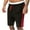 Black, variant on Honeeladyy Men Pocket Shorts Elastic Waist Shorts Straight Leg Pants Work Pants Five Point Pants