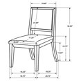 thumbnail image 3 of Plethoria Home Transitional Two-tone Side Chairs (Set of 2), 3 of 14