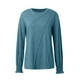 thumbnail image 4 of Blusa de manga larga con cuello redondo y pliegues para mujer - 82 % poliéster, top informal de negocios, 2025, de moda - Tallas S-XXL, 4 of 8