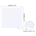 thumbnail image 2 of Uxcell 12"x12" White Vinyl Sheets Permanent Adhesive for Craft, Decorate Sticker 4 Pack, 2 of 5