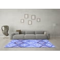 thumbnail image 3 of Ahgly Company Machine Washable Indoor Rectangle Southwestern Blue Country Area Rugs, 7' x 9', 3 of 4