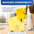 thumbnail image 6 of WLTER Mop Wringer Only Side Press Wringer Replacement for Commercial Mop Bucket on Wheels - 26-Quart or 35 Quart, Yellow, 6 of 6