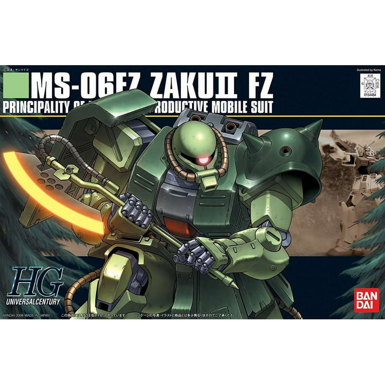 Bandai Gundam Stardust Memory HGUC MS-06F Zaku II FZ HG 1 Bandai Gundam Stardust Memory HGUC MS-06F Zaku II FZ HG 1