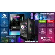iBUYPOWER Trace Mesh Gaming PC Desktop Liquid Cooled , AMD Ryzen 7 7700 , NVIDIA GeForce RTX 4060Ti , 16GB DDR5 RGB RAM , 1TB NVMe SSD , Black (2024)