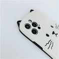 thumbnail image 3 of 3D Cartoon Case Compatible with iPhone 12 Pro, Cute Cool Fun Soft Silicone Bumper Case Protective Cover (Cat White, iPhone 12 Pro), 3 of 14